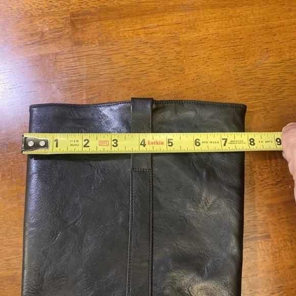 ISNOM Women's Black  Knee High Boots Size 10  NIB - Picture 14 of 16